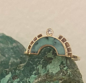 Arch Rising Sol Crown Ring from Young in the Mountains