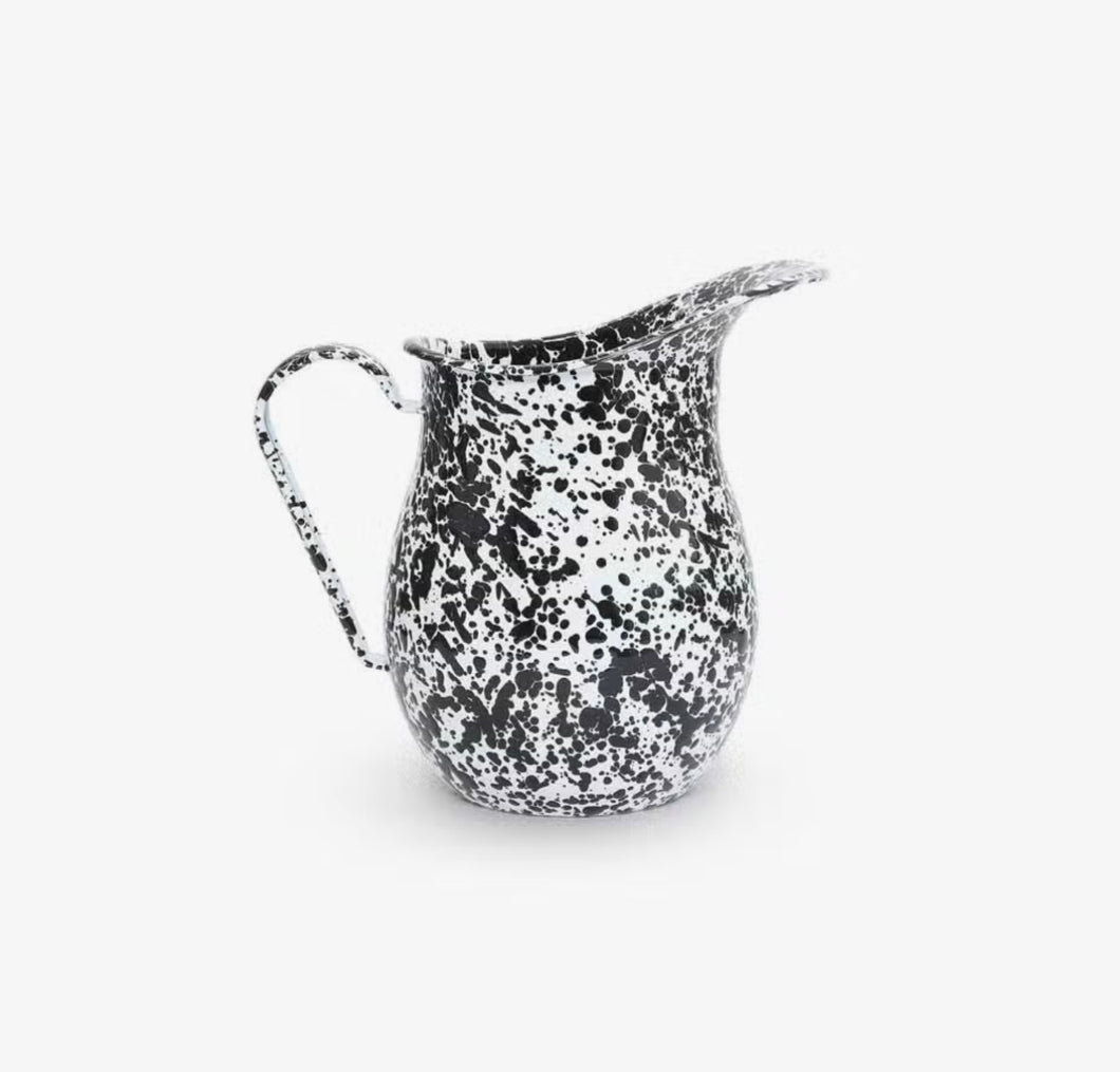 Large Enamel Ware Pitcher // 2 Colorways