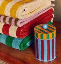 Load image into Gallery viewer, Dusen Dusen Striped Medium Canister
