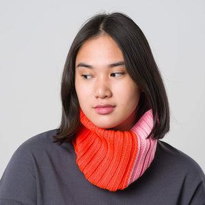 Chunky Colorblock Snood / 2 Colorways
