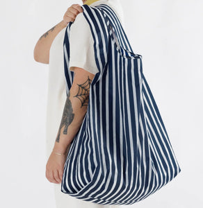 Baggu Big Bag / Navy Stripe