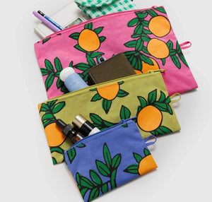 Flat Pouch Set / 4 Colorways