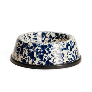 Splatter-Ware Enamel Pet Bowl