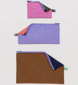 Flat Pouch Set / 4 Colorways