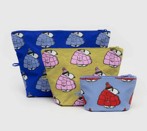 Go Pouch Set // 3 Colorways